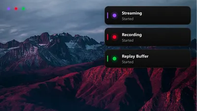 Status Overlay for OBS